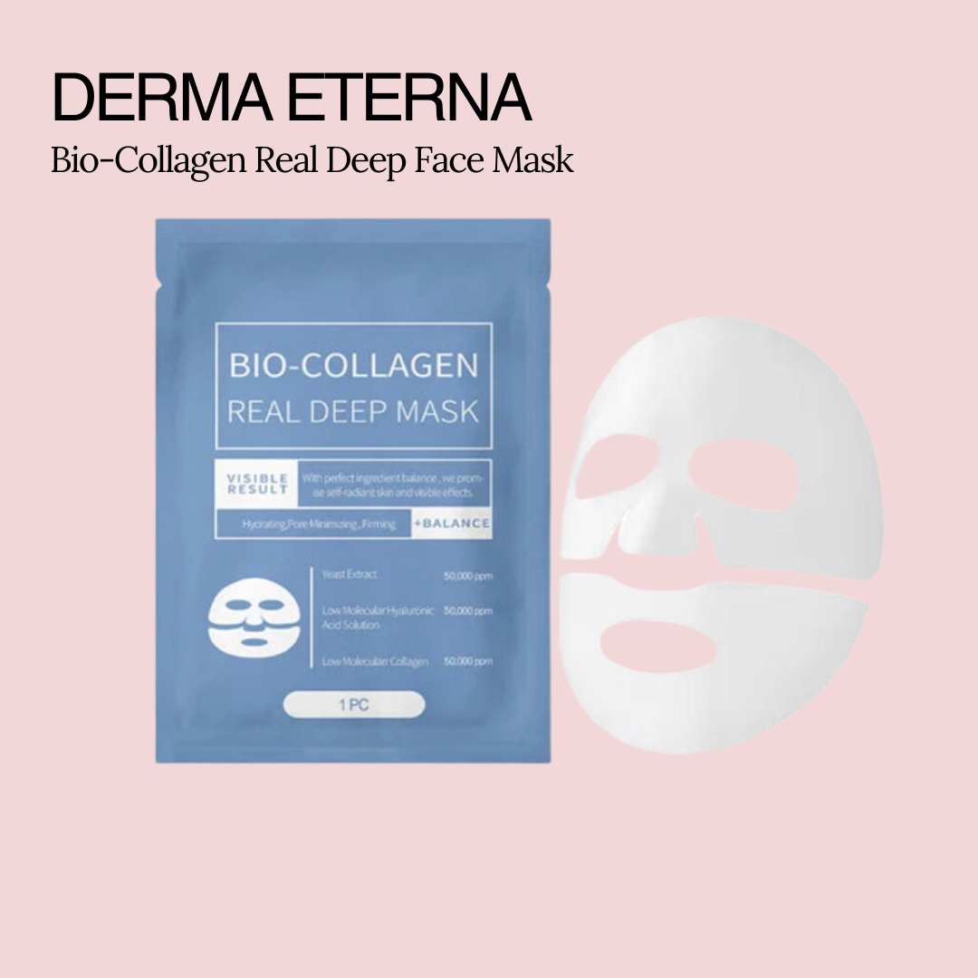 Derma Eterna Bio Collagen Face Mask - Anti Aging and Moisturizing