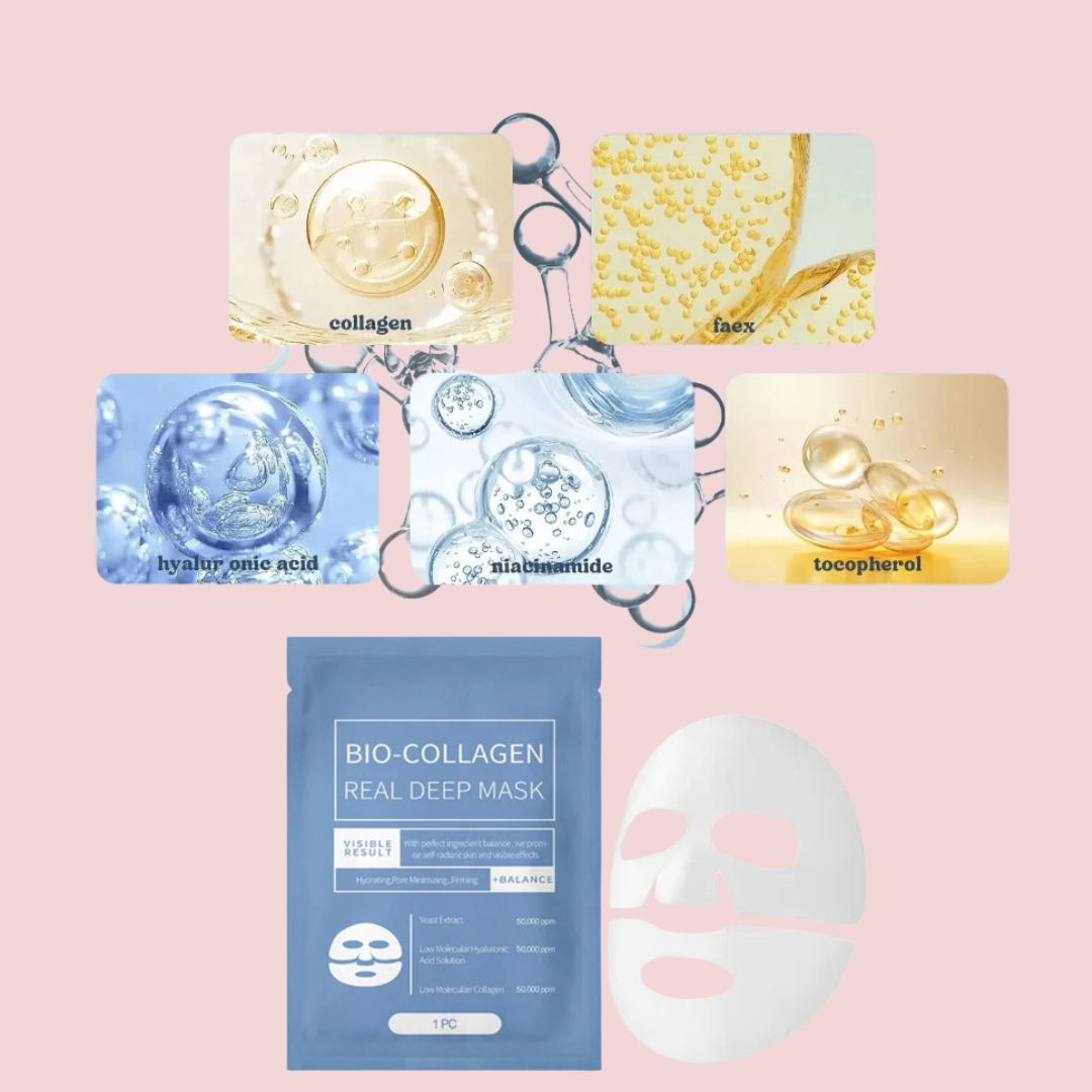Derma Eterna Bio Collagen Face Mask - Anti Aging and Moisturizing
