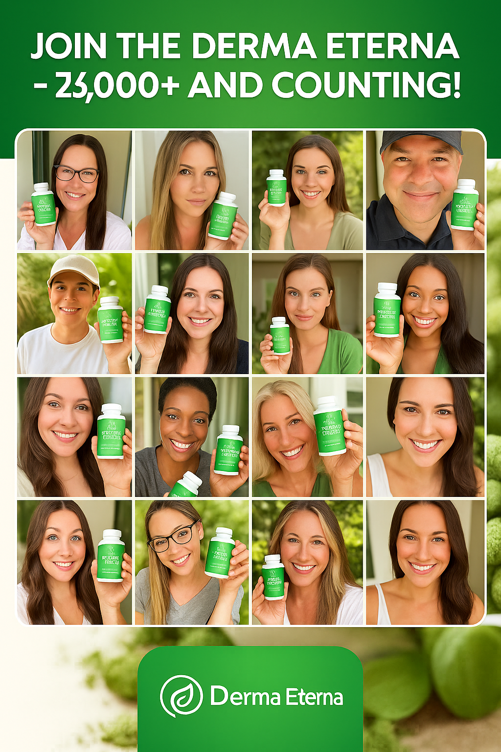 100% Authentic Moringa Powder Capsules | Made in USA | Derma Eterna