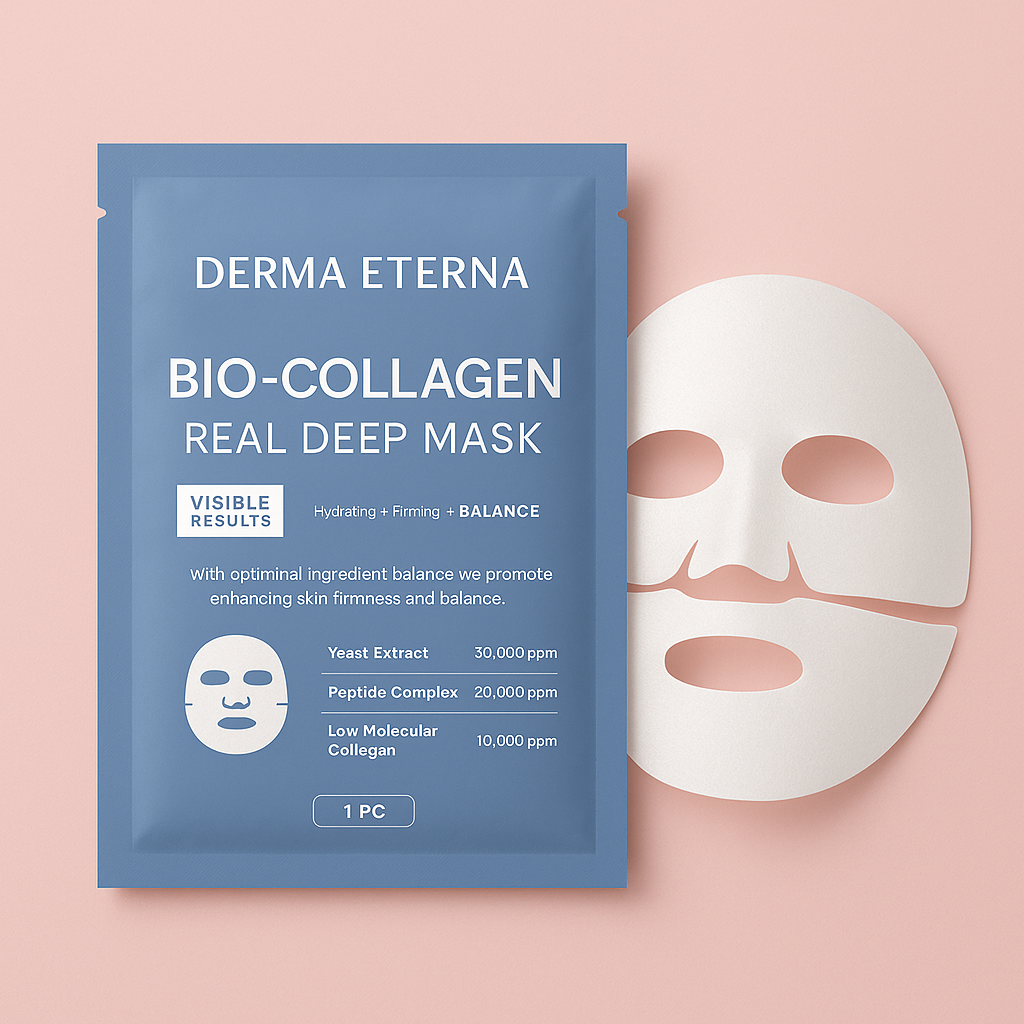 Derma Eterna Bio Collagen Face Mask - Anti Aging and Moisturizing