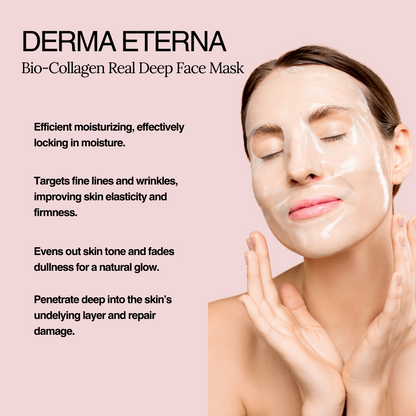 Derma Eterna Bio-Collagen Real Deep Fine Line Lifting Anti-Aging Face Mask