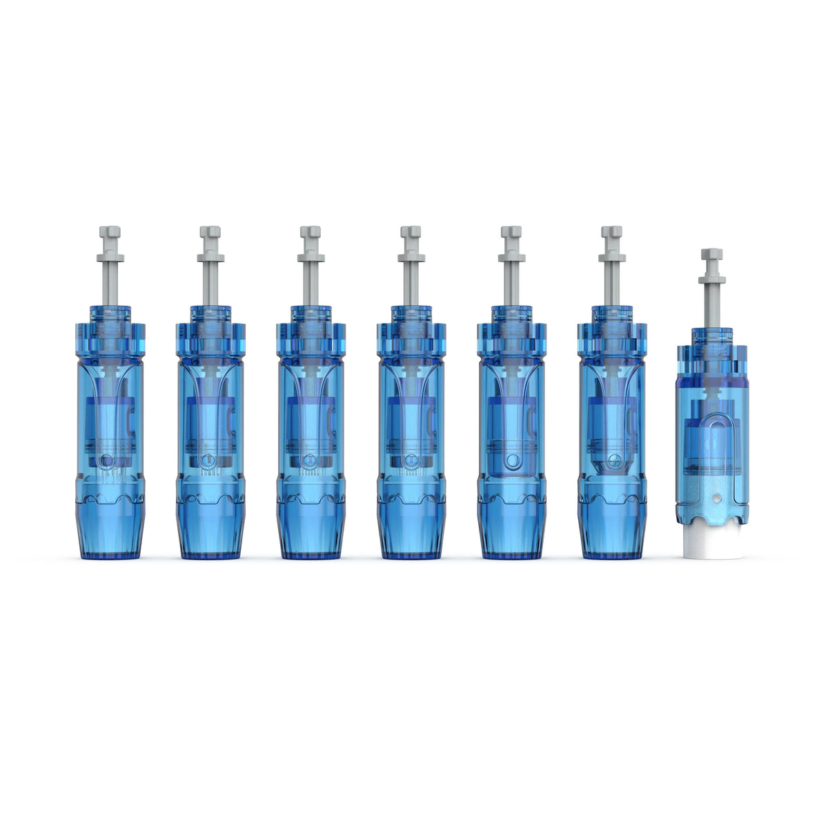 Guangzhou Ekai supplier photo of M8S-compatible blue replacement microneedling cartridges