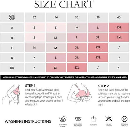 Seamless Full Coverage Push Up No Underwire Bras - LUNA