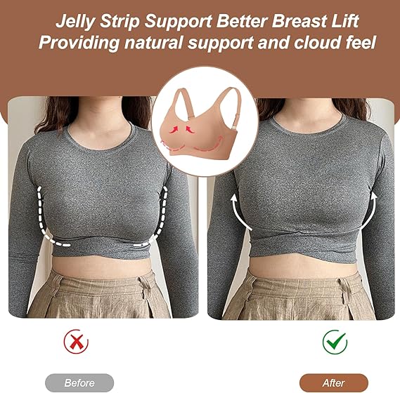 Seamless Full Coverage Push Up No Underwire Bras - LUNA